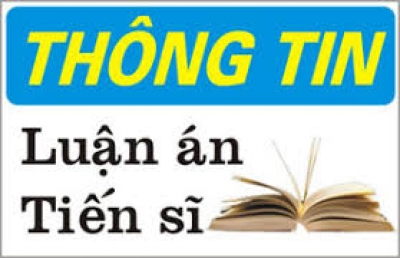 Th&ocirc;ng tin luận &aacute;n NCS Nguyễn Thị Thuỷ