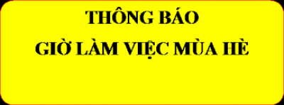 Thực hiện giờ l&agrave;m việc m&ugrave;a h&egrave; 2020